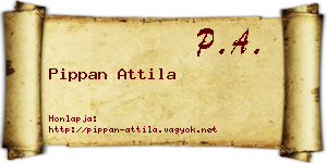 Pippan Attila névjegykártya